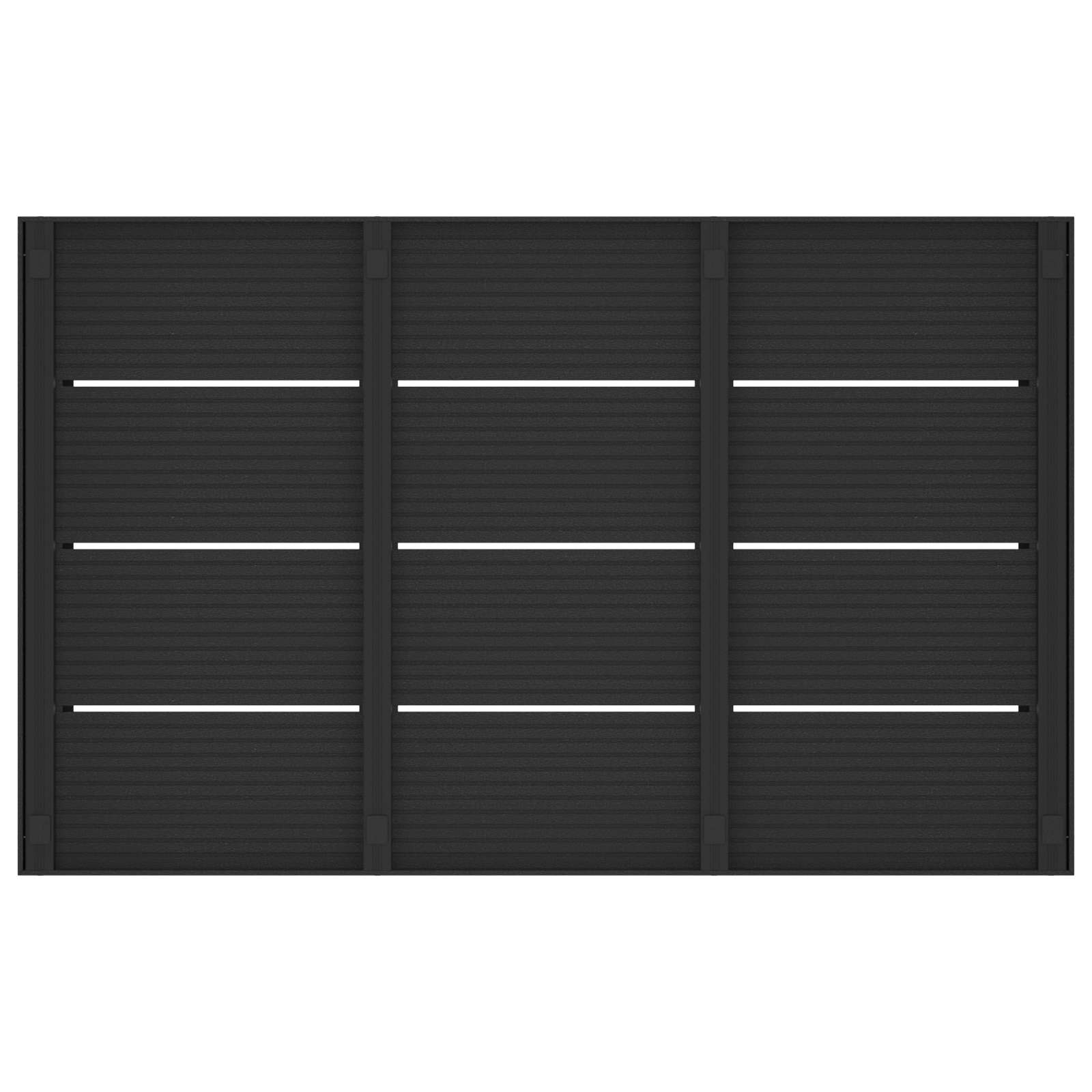 Piastra base per doccia nero 101 x 63 x 5,5 cm WPC