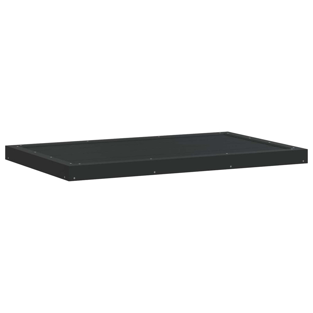 Piastra base per doccia nero 101 x 63 x 5,5 cm WPC
