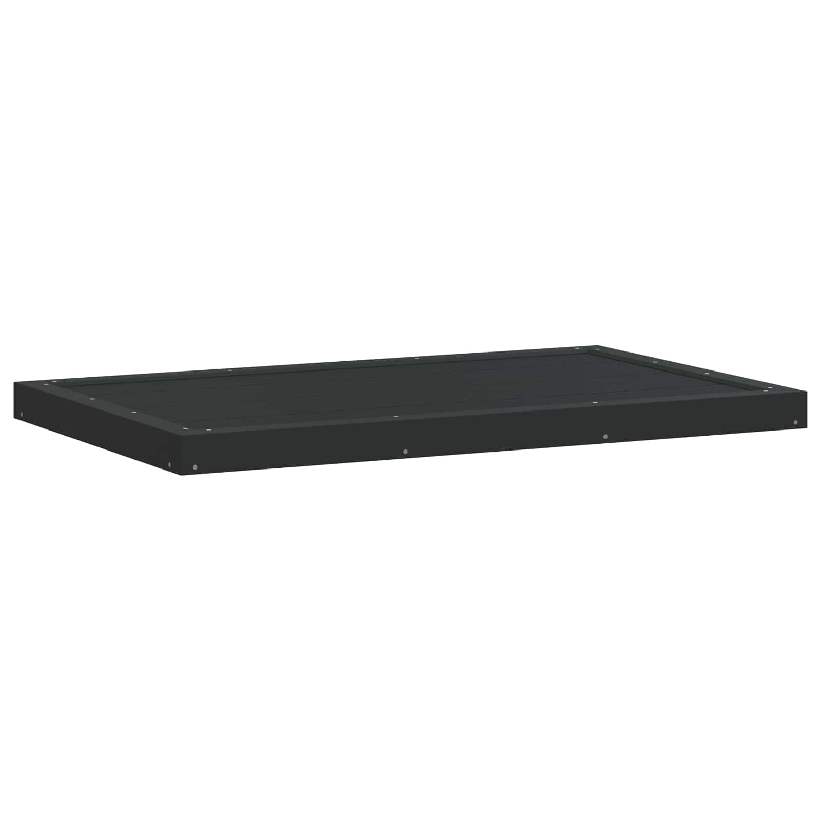Piastra base per doccia nero 101 x 63 x 5,5 cm WPC
