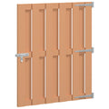 Cancello da Giardino 100 x 112 cm WPC e Alluminio Marrone
