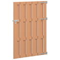 Cancello da giardino 100 x 150 cm WPC e Alluminio Marrone