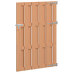 Cancello da giardino 100 x 150 cm WPC e Alluminio Marrone