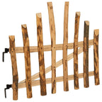 Cancello della recinzione arcuato in legno di nocciolo 100 x 90 cm