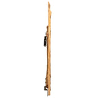 Cancello della recinzione arcuato in legno di nocciolo 100 x 120 cm
