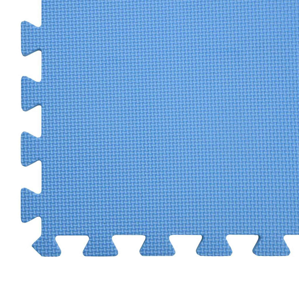 Tappetino per piscina 6 pezzi blu 2,16 m² schiuma EVA