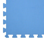 Tappetino per piscina 6 pezzi blu 2,16 m² schiuma EVA