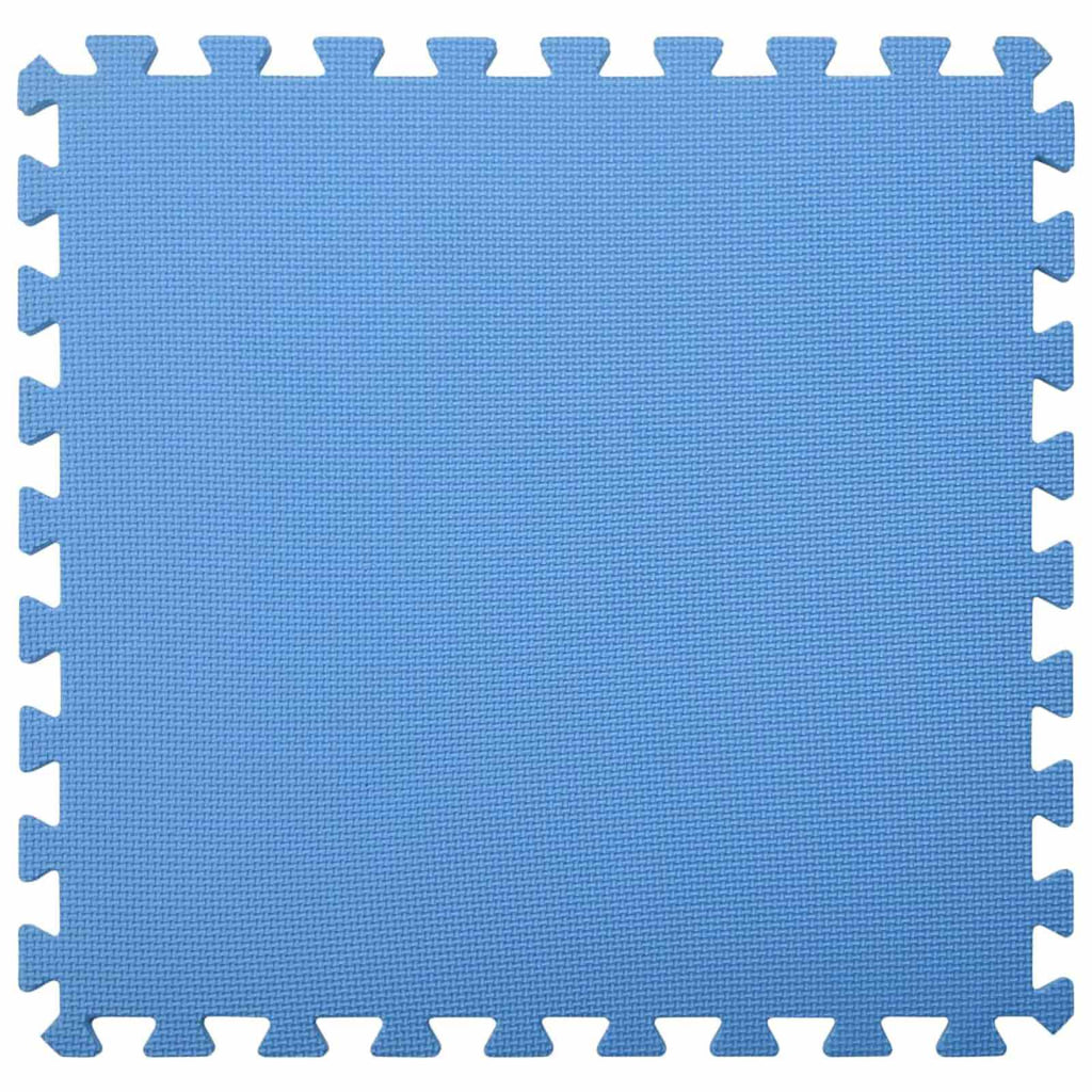 Tappetino per piscina 6 pezzi blu 2,16 m² schiuma EVA