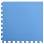 Tappetino per piscina 6 pezzi blu 2,16 m² schiuma EVA