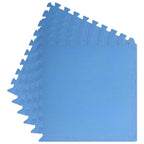 Tappetino per piscina 6 pezzi blu 2,16 m² schiuma EVA