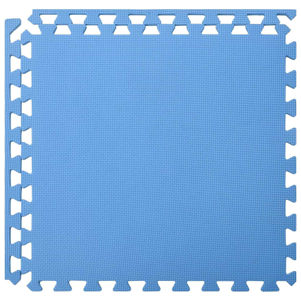 Tappetino per piscina 6 pezzi blu 2,16 m² schiuma EVA