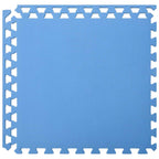 Tappetino per piscina 6 pezzi blu 2,16 m² schiuma EVA