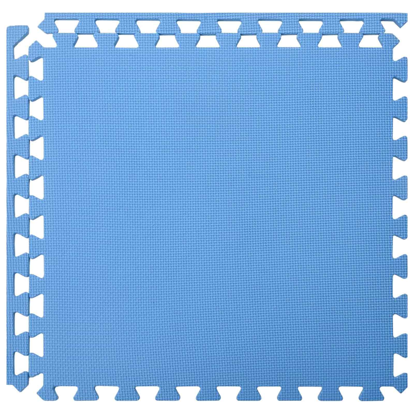 Tappetino per piscina 6 pezzi blu 2,16 m² schiuma EVA