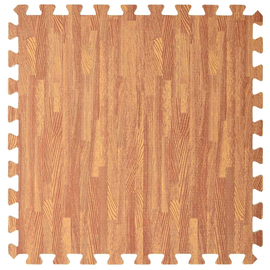 Tappetino per piscina 6 pezzi legno 4,32 ㎡ schiuma EVA
