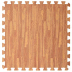 Tappetino per piscina 6 pezzi legno 4,32 ㎡ schiuma EVA