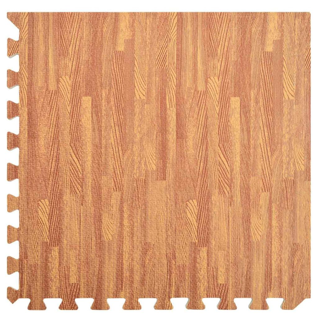 Tappetino per piscina 6 pezzi legno 4,32 ㎡ schiuma EVA