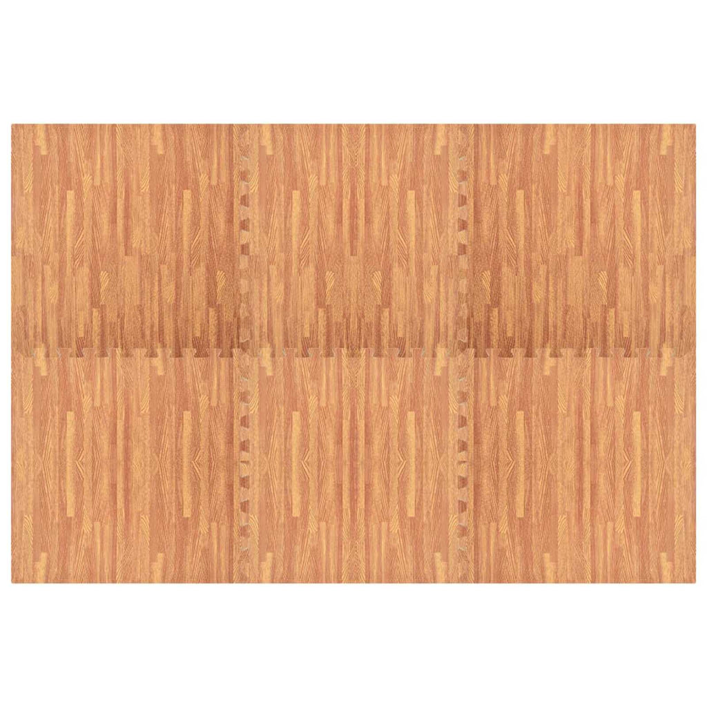 Tappetino per piscina 6 pezzi legno 4,32 ㎡ schiuma EVA