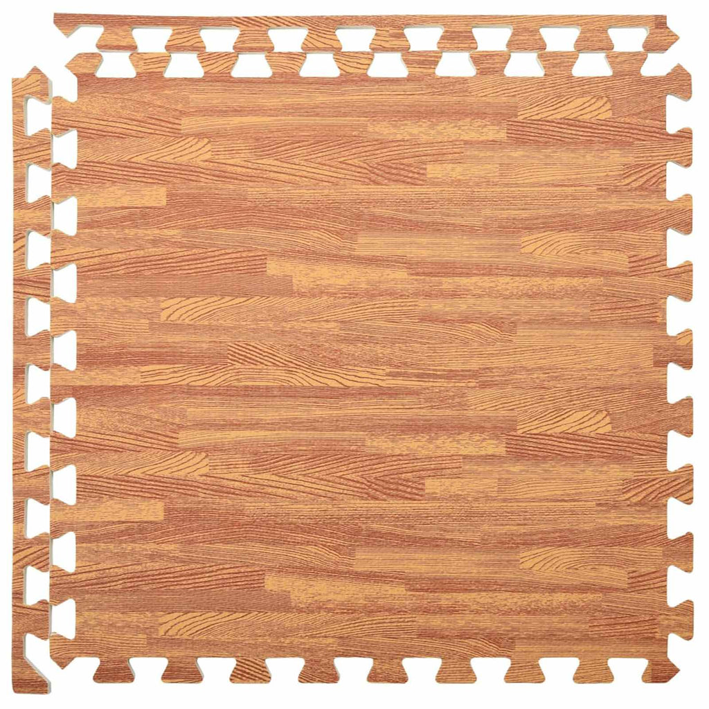 Tappetino per piscina 6 pezzi legno 4,32 ㎡ schiuma EVA