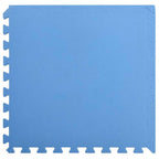 Tappetino per piscina 12 pezzi Blu 4,32 m² Schiuma EVA