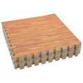 Tappetino per piscina 12 pezzi legno 4,32 ㎡ schiuma EVA