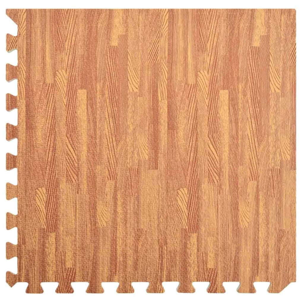 Tappetino per piscina 12 pezzi legno 4,32 ㎡ schiuma EVA