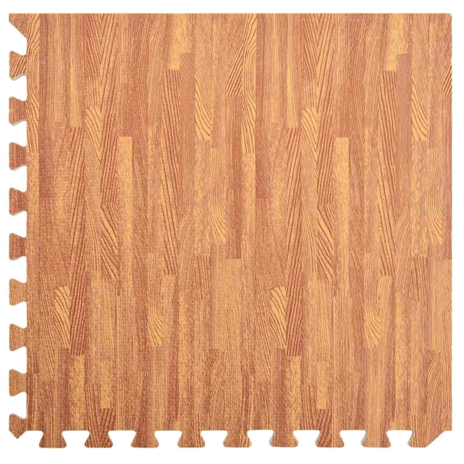 Tappetino per piscina 12 pezzi legno 4,32 ㎡ schiuma EVA