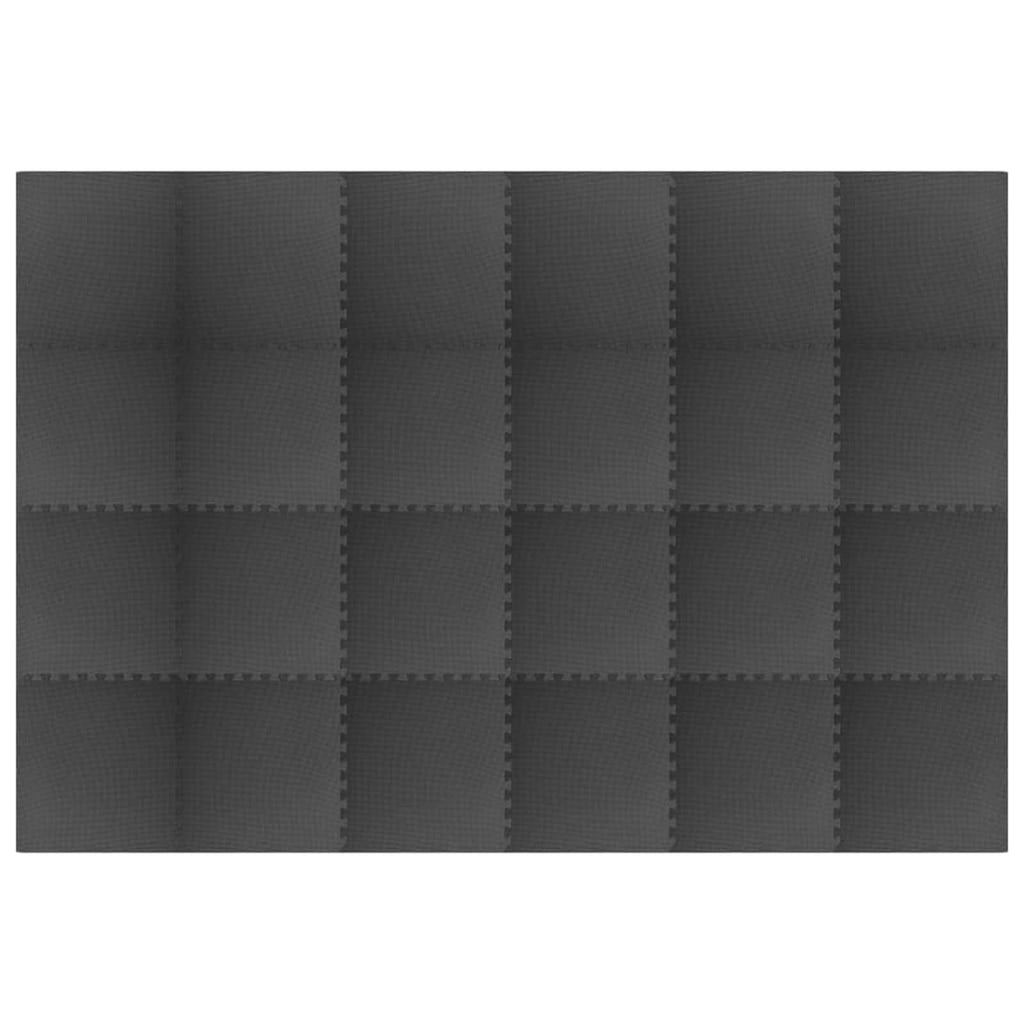 Tappetino per piscina 24 pcs schiuma EVA nero 8,64 m²