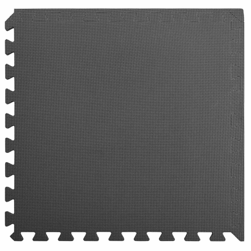 Tappetino per piscina 24 pcs schiuma EVA nero 8,64 m²
