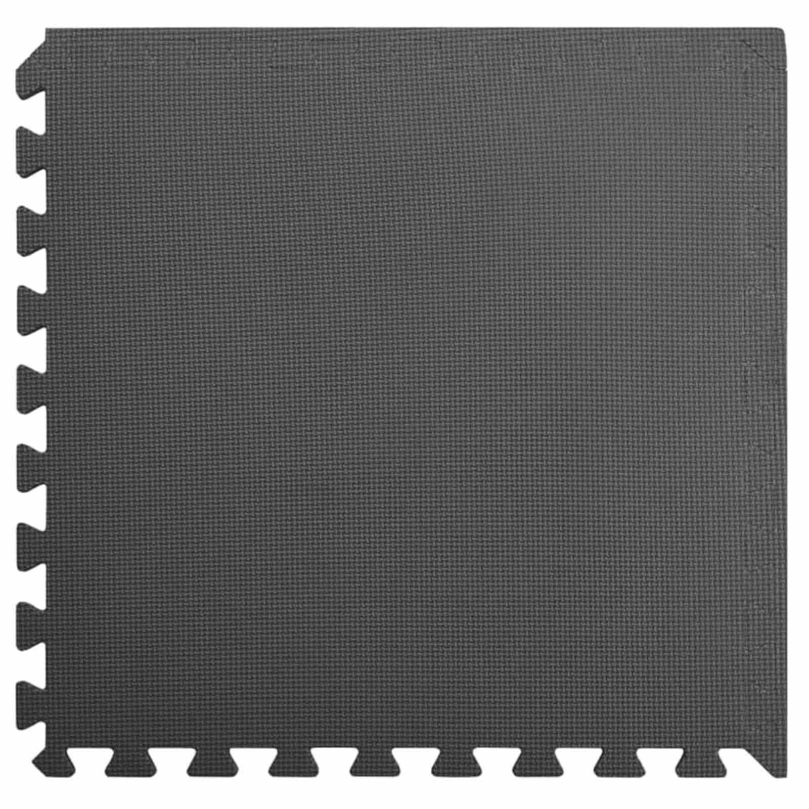 Tappetino per piscina 24 pcs schiuma EVA nero 8,64 m²