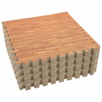 Tappetino per piscina 24 pcs legno 8,64 ㎡ schiuma EVA