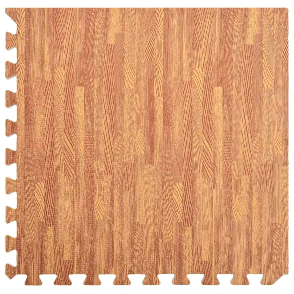 Tappetino per piscina 24 pcs legno 8,64 ㎡ schiuma EVA