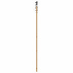 Porta scorrevole legno pino naturale e nero 86 x 211 cm