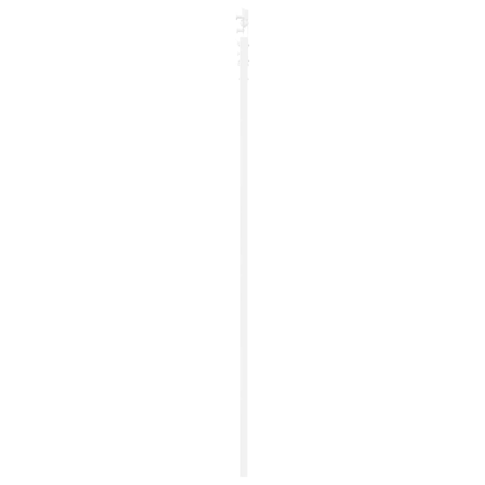 Porta Scorrevole Bianco 83 x 232 cm Legno Massello di Pino