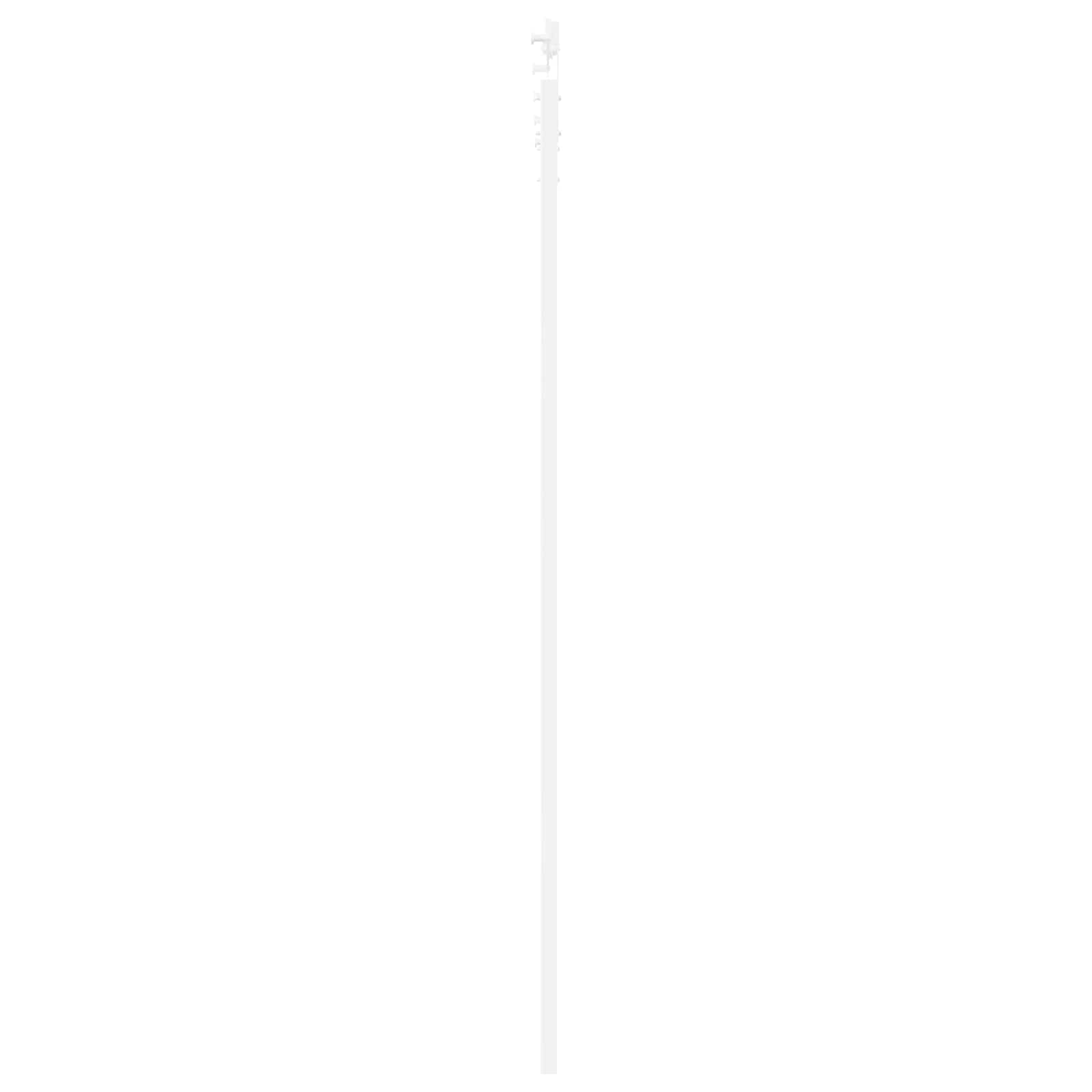 Porta Scorrevole Bianco 83 x 232 cm Legno Massello di Pino