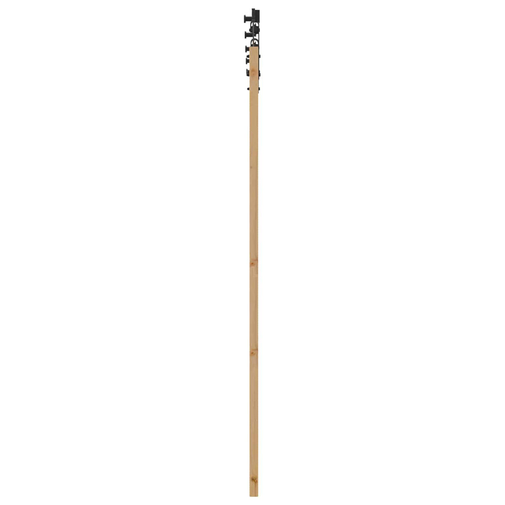 Porta Scorrevole Naturale 61 x 198,5 cm Legno Massello di Pino