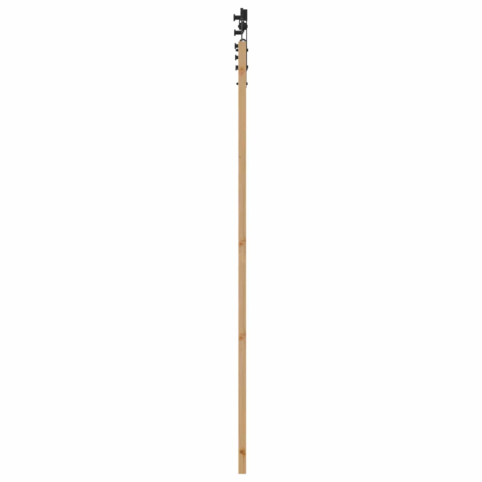 Porta Scorrevole Naturale 73,5 x 211 cm Legno Massello di Pino