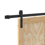 Porta Scorrevole Naturale 83 x 202 cm Legno Massello di Pino