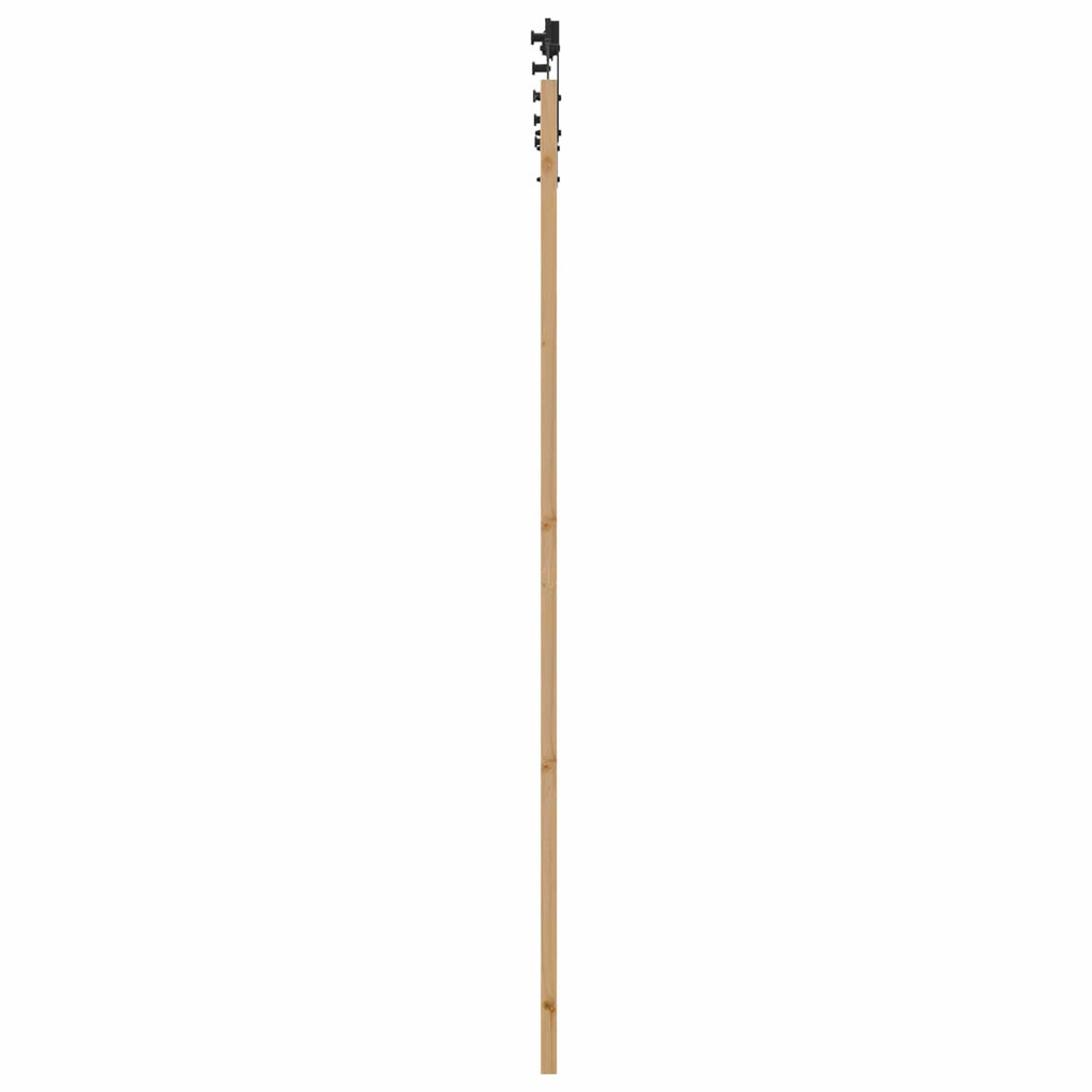 Porta Scorrevole Naturale 83 x 232 cm Legno Massello di Pino