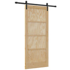 Porta scorrevole Legno massello di Pino Naturale 86 x 198,5 cm