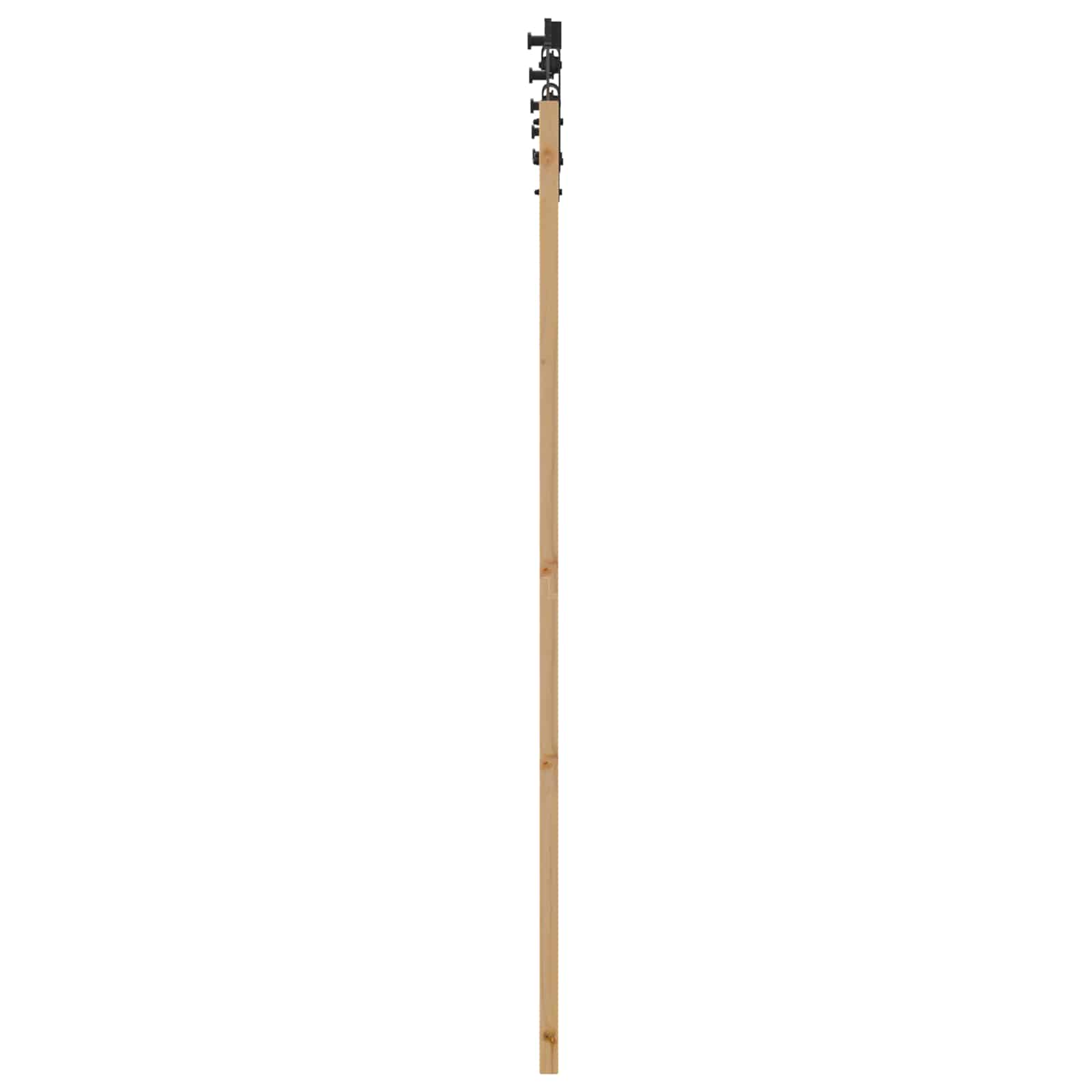Porta scorrevole Legno massello di Pino Naturale 86 x 198,5 cm