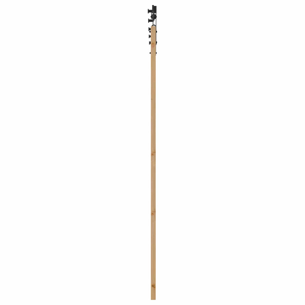 Porta Scorrevole Legno Massello Pino Naturale 73,5 x 211 cm