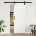 Porta Scorrevole Bianco 83 x 232 cm Legno Massello di Pino