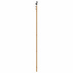Porta Scorrevole Legno Pino Naturale e Nero 83 x 232 cm