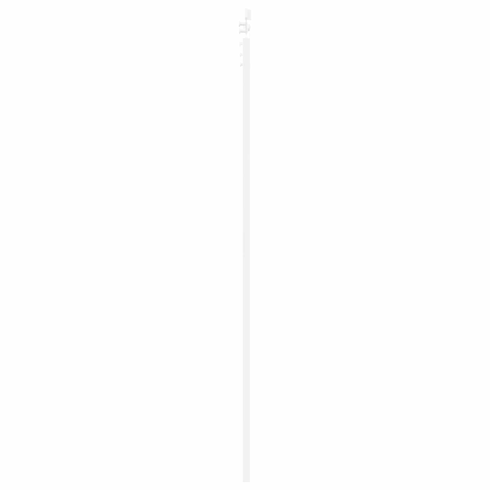 Porta Scorrevole Bianco 83 x 232 cm Legno Massello di Pino
