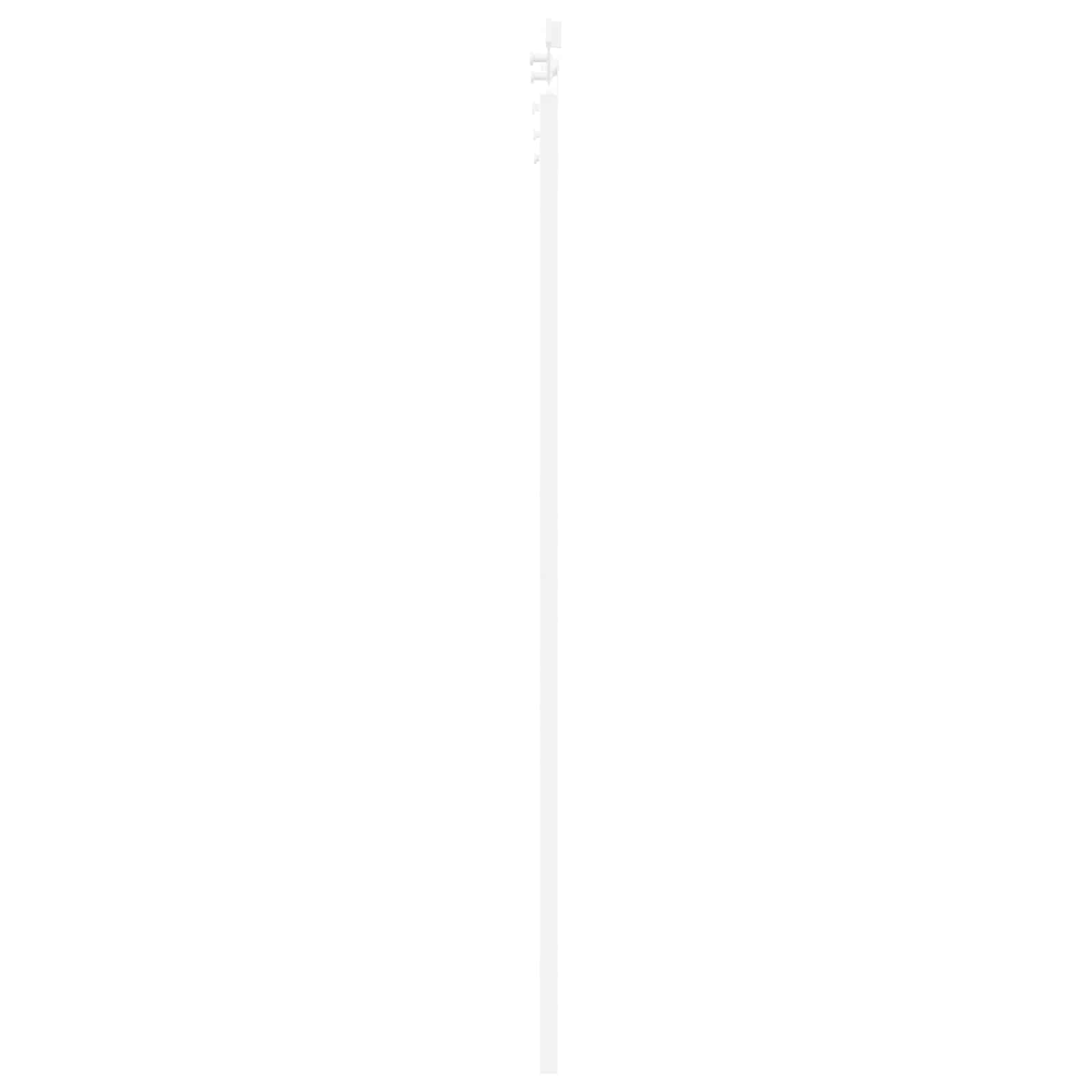 Porta Scorrevole Legno Massello di Pino Bianco 83 x 202 cm