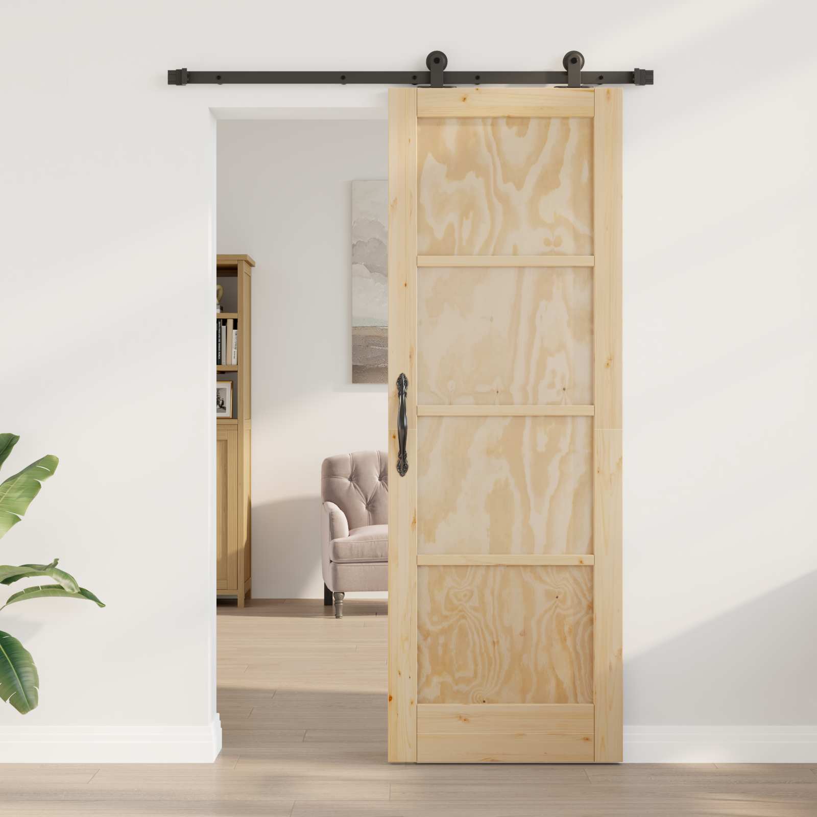 Porta scorrevole ORKDAL Naturale 73,5 x 211 cm