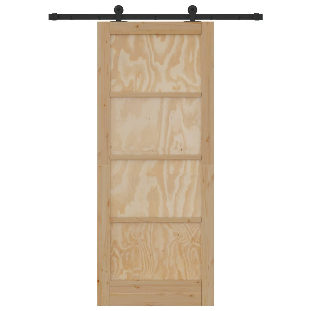 Porta scorrevole ORKDAL Naturale 83 x 202 cm