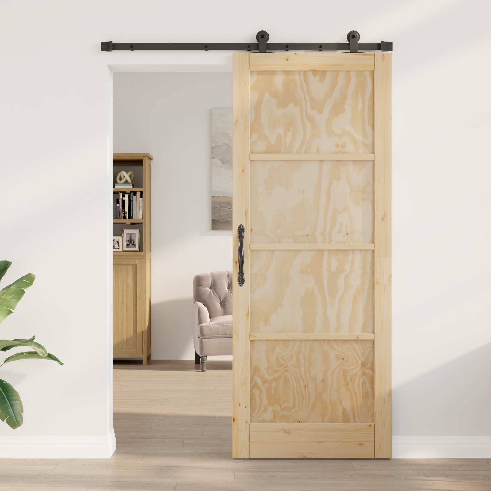 Porta Scorrevole ORKDAL Naturale 83 x 211 cm