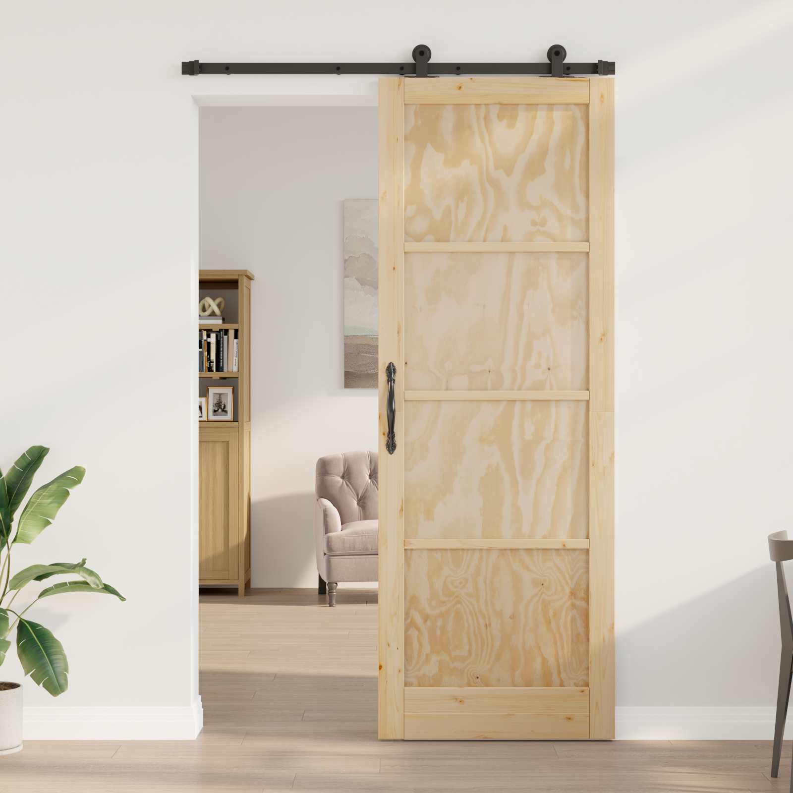 Porta Scorrevole ORKDAL Naturale 83 x 232 cm