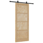 Porta Scorrevole ORKDAL Legno di Pino Naturale 86 x 211 cm
