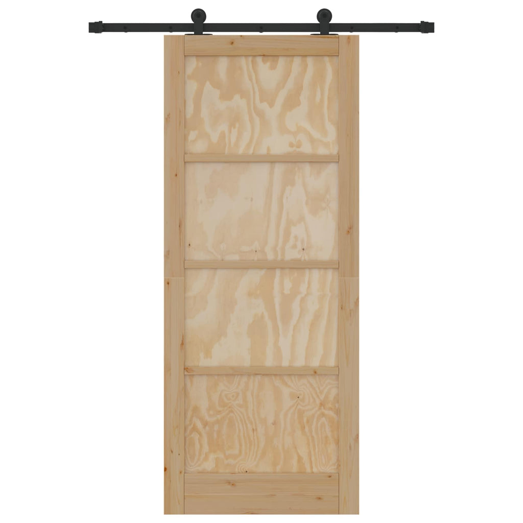 Porta Scorrevole ORKDAL Legno di Pino Naturale 86 x 211 cm